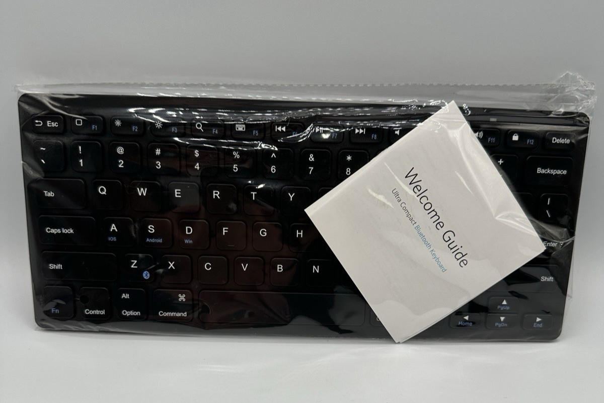 Anker A7726 Ultra-Compact Bluetooth Keyboard Black NEW Sealed
