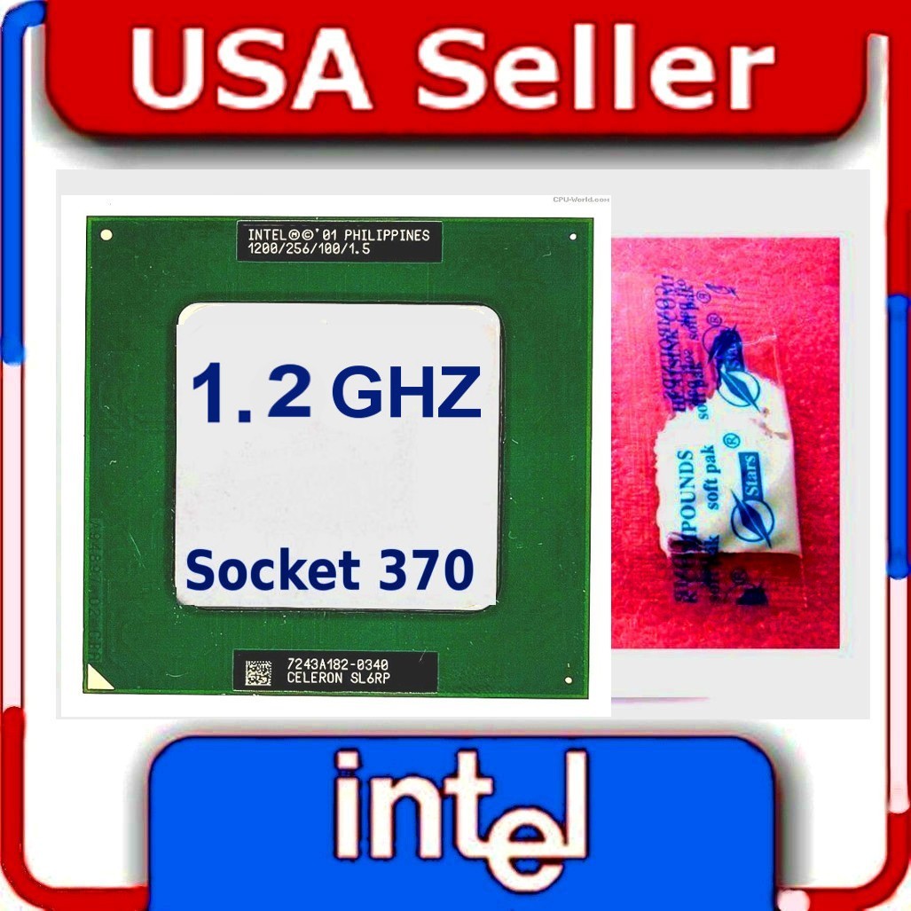 Intel Celeron 1200 MHz Tantalian✔️ Socket 370 CPU✔️Well tested✔️1.2GB✔️DELL HP