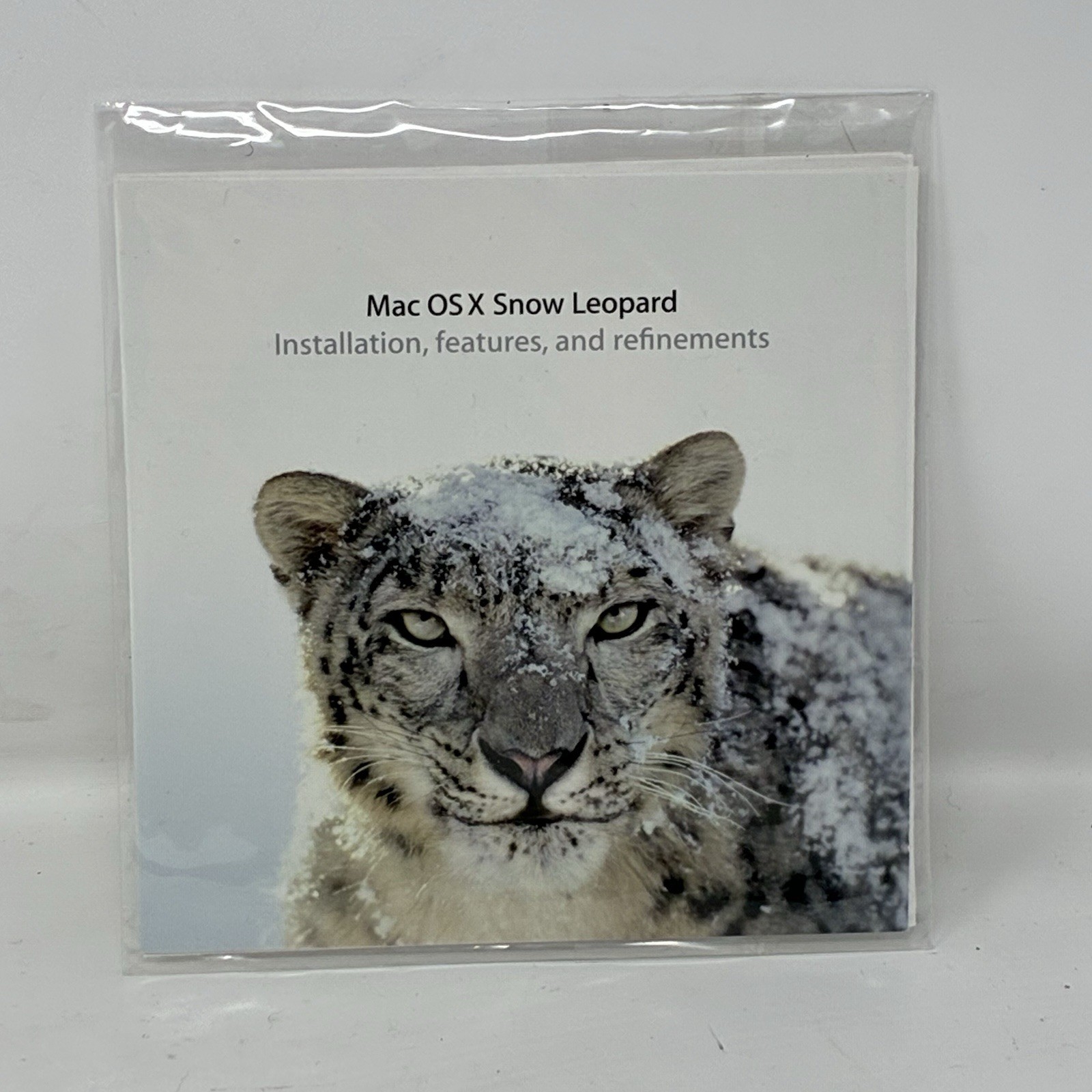 New Apple Mac OS X Snow Leopard 10.6.3 Install DVD 2Z691-6431-A 6634-A w/Insert