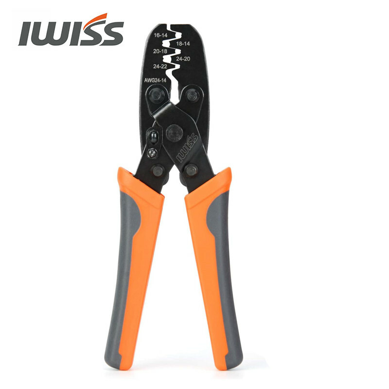 IWS-1424A Non Insulated Open Barrel Terminal Crimper for Molex Delphi AMP/Tyco