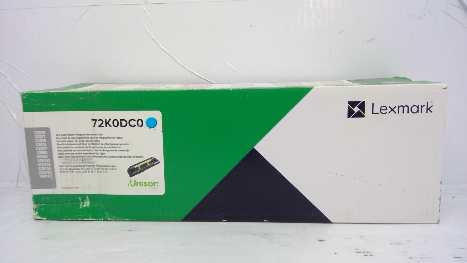 Genuine Lexmark 72K0DC0 Cyan Return Program Developer Unit for CS820/CS827/CX820
