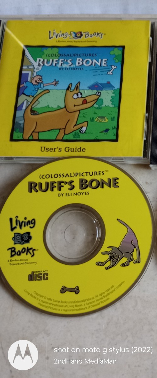 LIVING BOOKS RUFF'S BONE ELI NOYES PC CD ROM