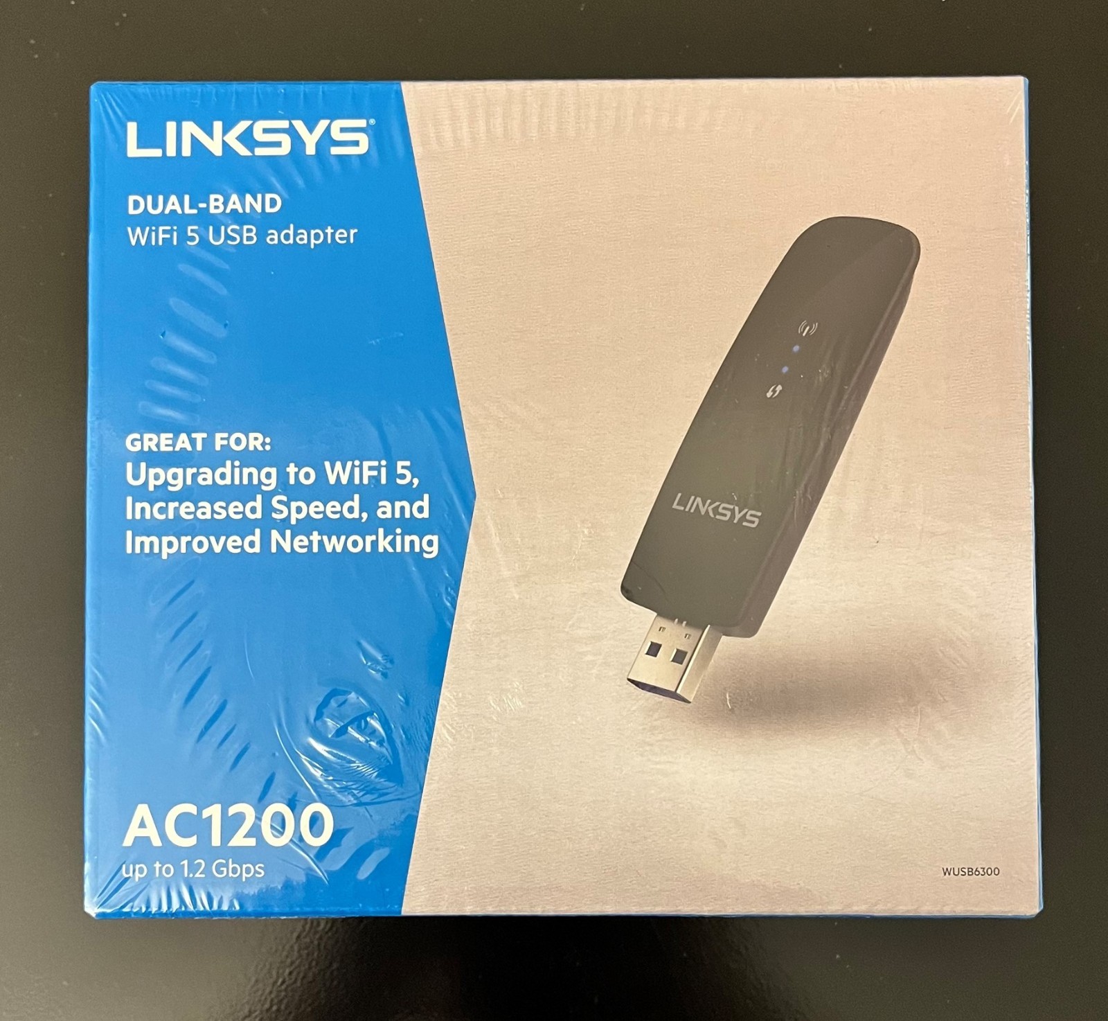 Linksys AC1200 WiFi 5 Adapter WUSB6300