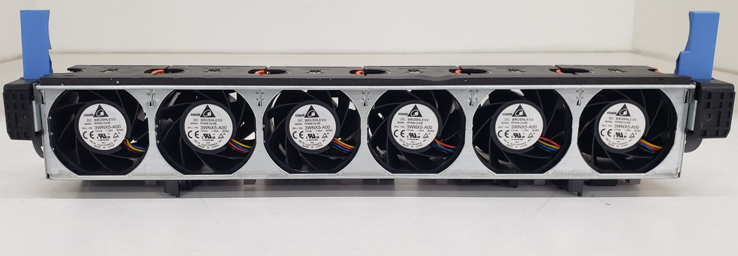 Dell PowerEdge PFR0612UHE 6-Fan Cooling Module Server Fan P/N: 03RKJC.