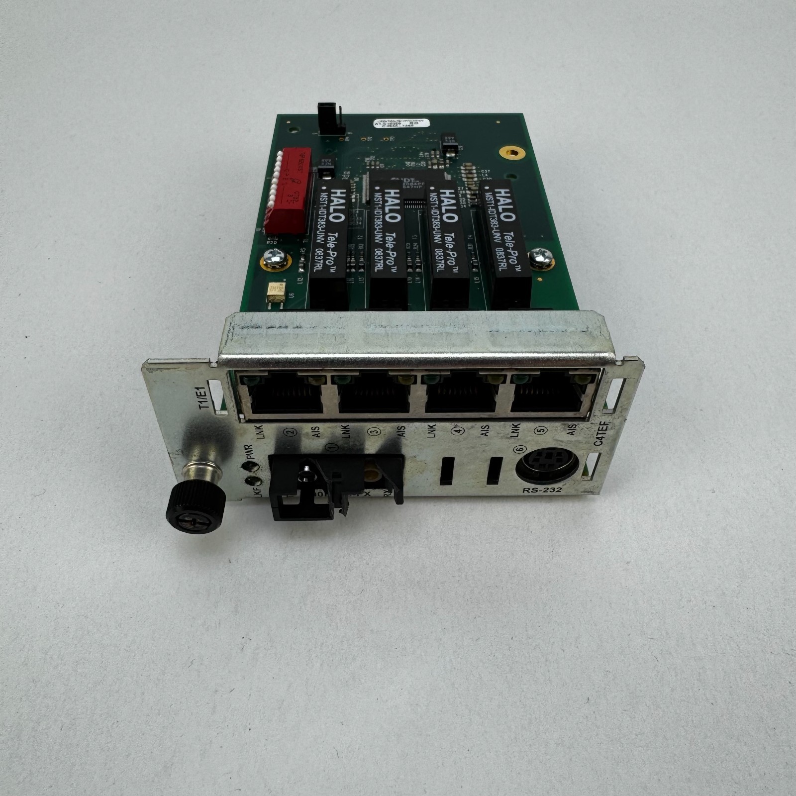 Transition Networks C4TEF1014-100 T1/E1 Point System Fiber Converter C4TEF