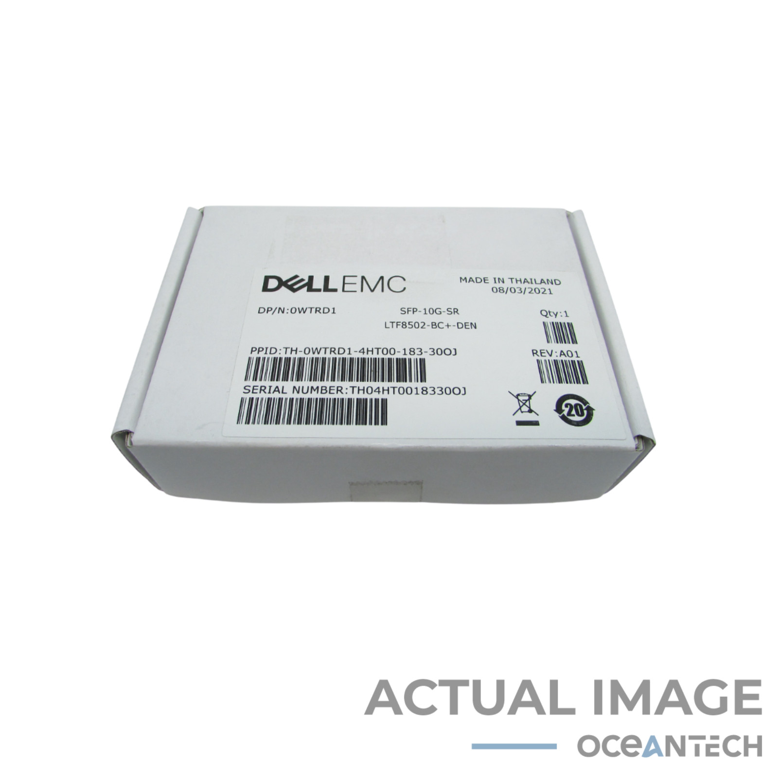 NEW DELL 10Gb SFP-10G-SR SFP+ Transceiver DP/N 0WTRD1 Sealed Box