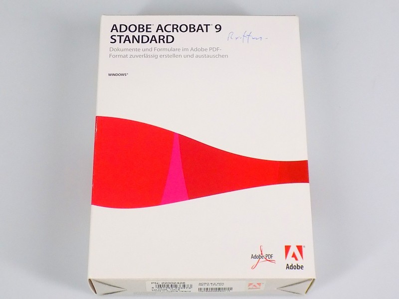 Adobe Acrobat 9 Standard Full Version German Windows DVD PDF Software
