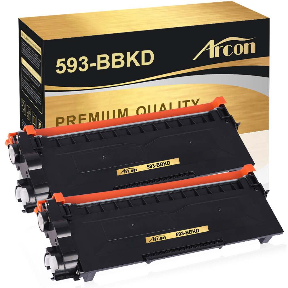 2-Pk/Pack E310 Toner Compatible For Dell E310DW E515DN E515DW E514DW 593-BBKD