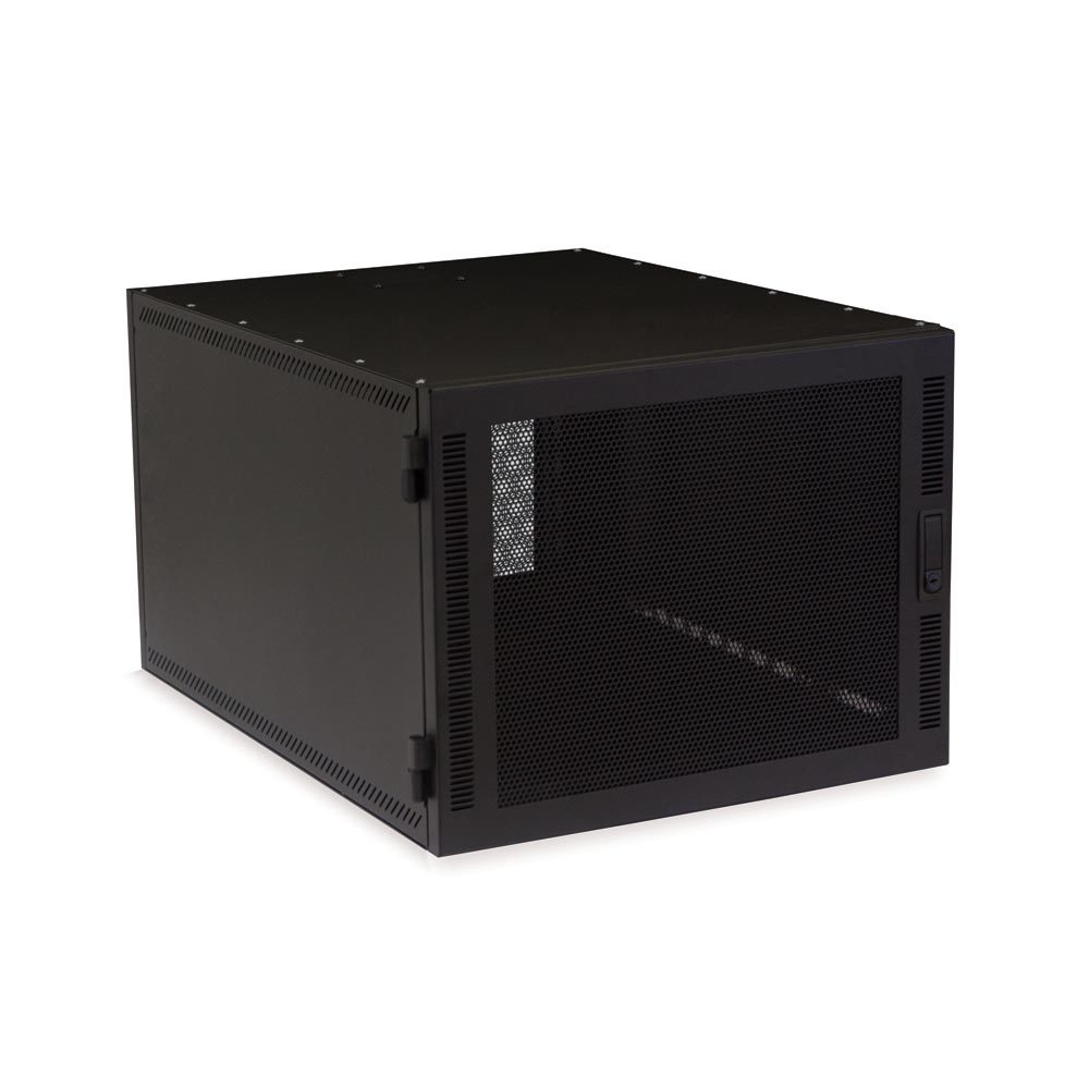 Kendall Howard 8U Compact SOHO Server Cabinet Mesh Door USA Made 1932-3-001-08