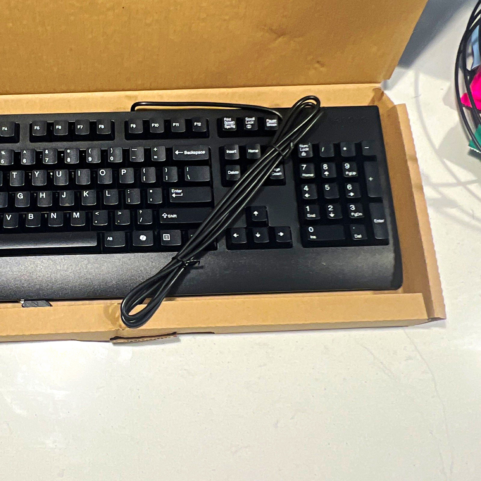 Lenovo Traditional USB AI Keyboard Enhanced Function Keys Wired USB QWERTY Black