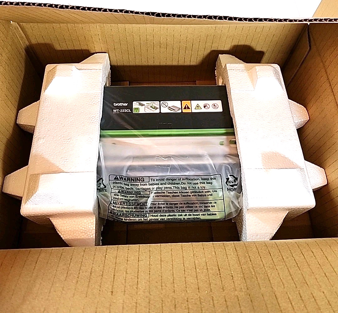 Genuine OEM BROTHER WT-223CL Waste Toner Box Cartridge WT223CL SEALED NIB