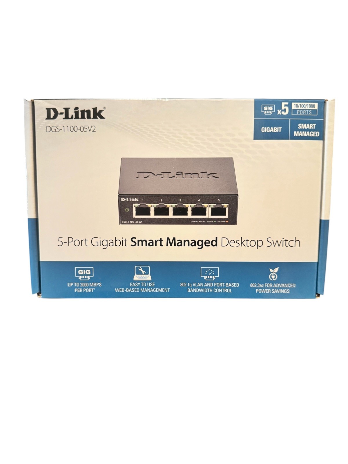 D-Link DGS-1100-05V2 Ethernet Switch