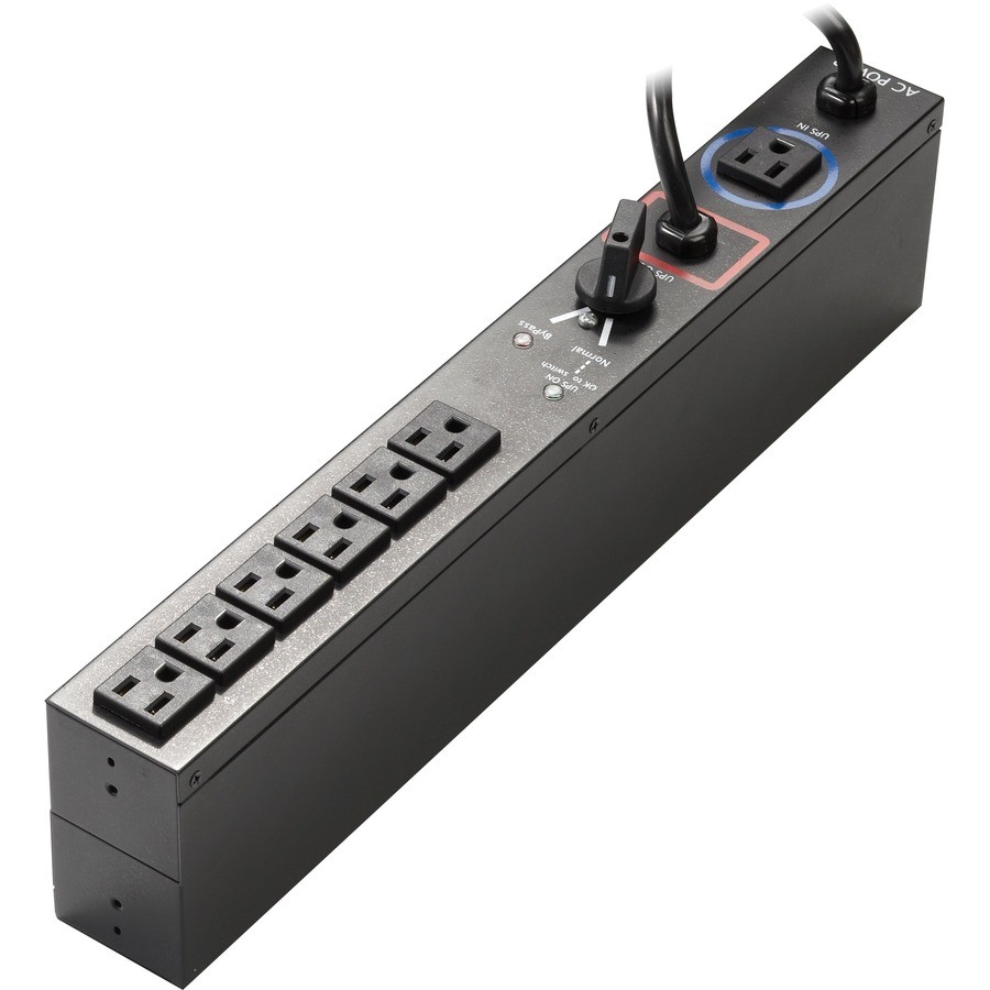 Eaton Basic Rack 6-Outlet 2-Input PDU HotSwap 1U 110-125V 16A EHBPL2000RPDU1U