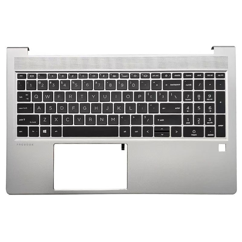 US Backlit Keyboard For HP Probook 450 G10 455 G10 Palmrest Top Case N43874-001