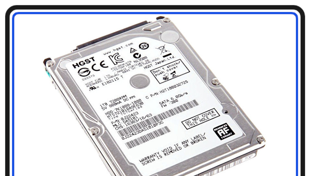 HGST Travelstar 7K1000 HTS721010A9E630 - hard drive - 1 TB - SATA 6Gb/s 