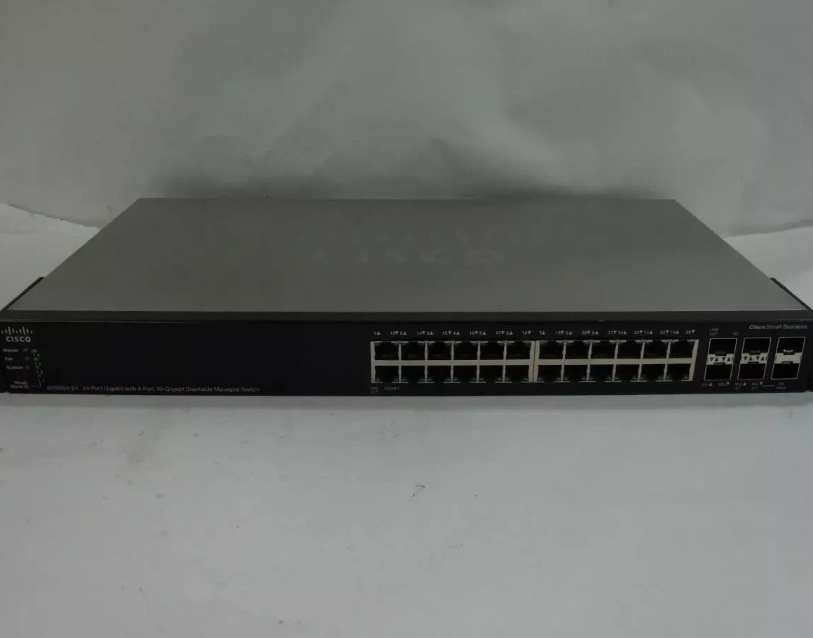 Cisco SG500X-24-K9  24-Port Gigabit StackableManaged Switch