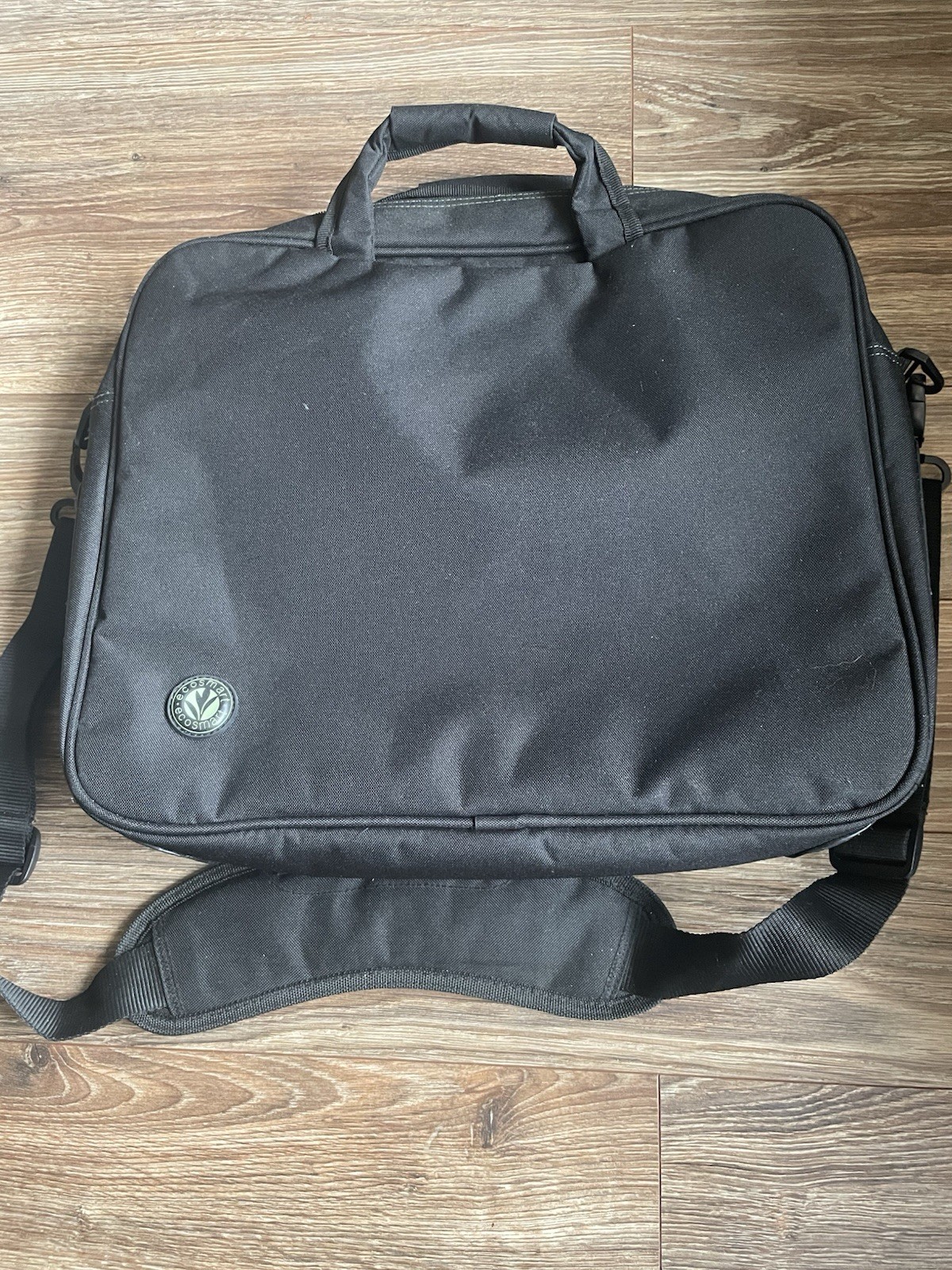 Targus Eco Smart Geolite Slim Brief 15"-16" Laptop Bag Black Green Interior