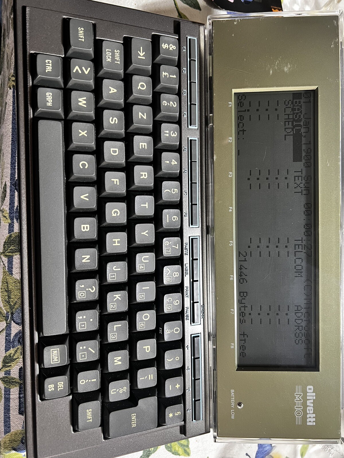 ✅ Computer PC Notebook OLIVETTI M10 Vintage Rare Collection Museum Laptop