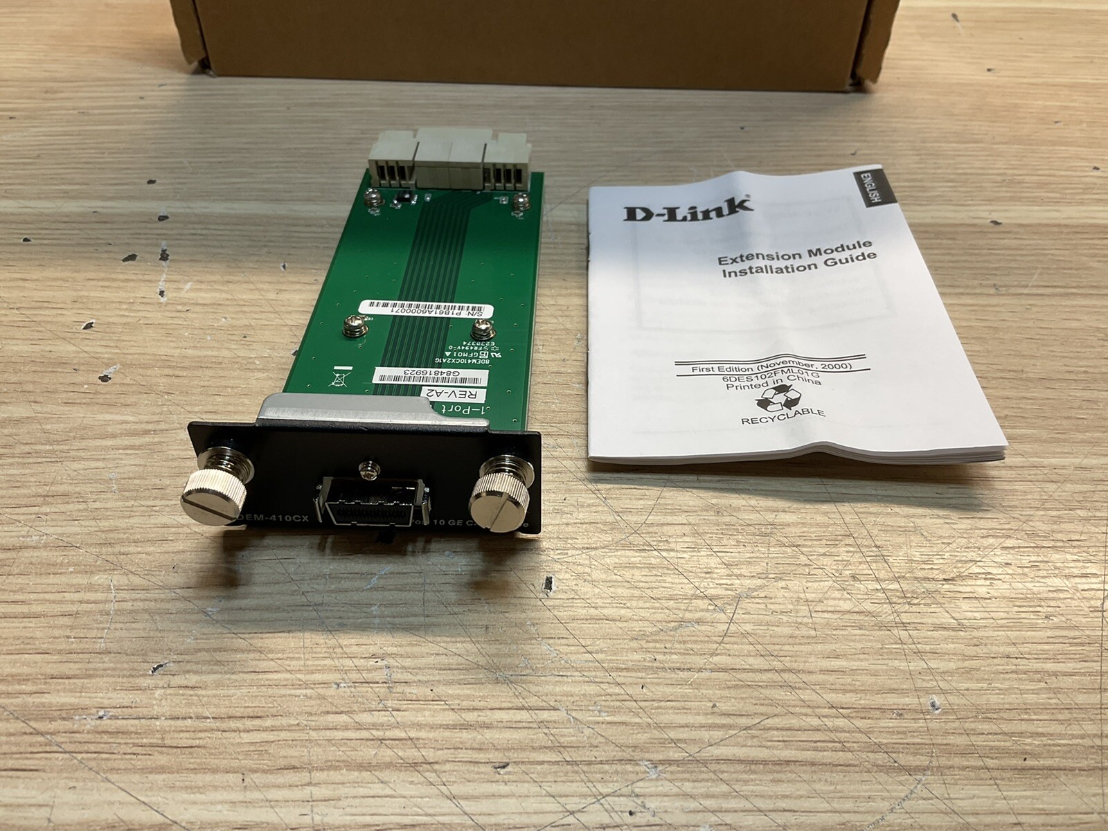 D-Link DEM-410CX Module 1-Port 10GBase-CX4 10-Gigabit Network Connection/JUA1489
