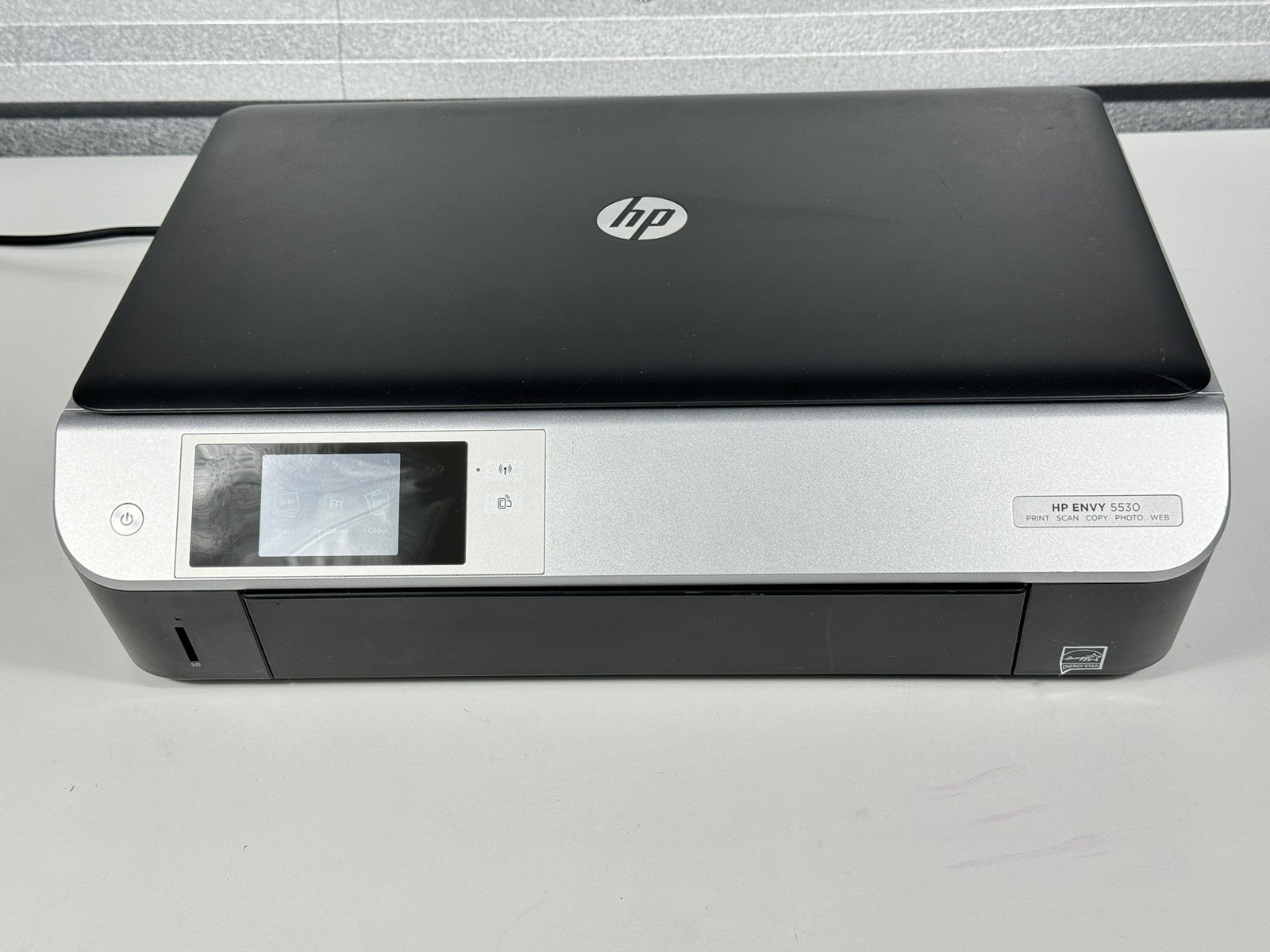 HP ENVY 5530 All-In-One Inkjet Printer. NO INK. POWER CORD INCLUDED. 