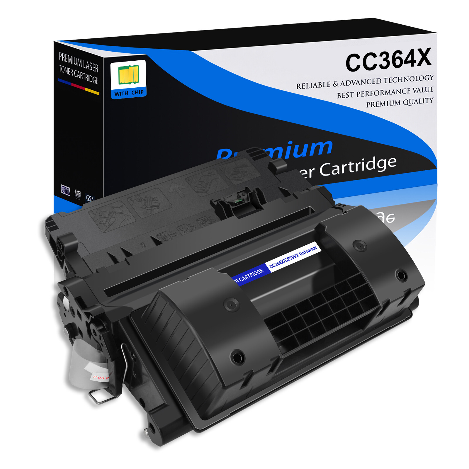 1-4 High Yield CC364X 64X Toner Cartridge for HP LaserJet P4515n P4515tn P4515x
