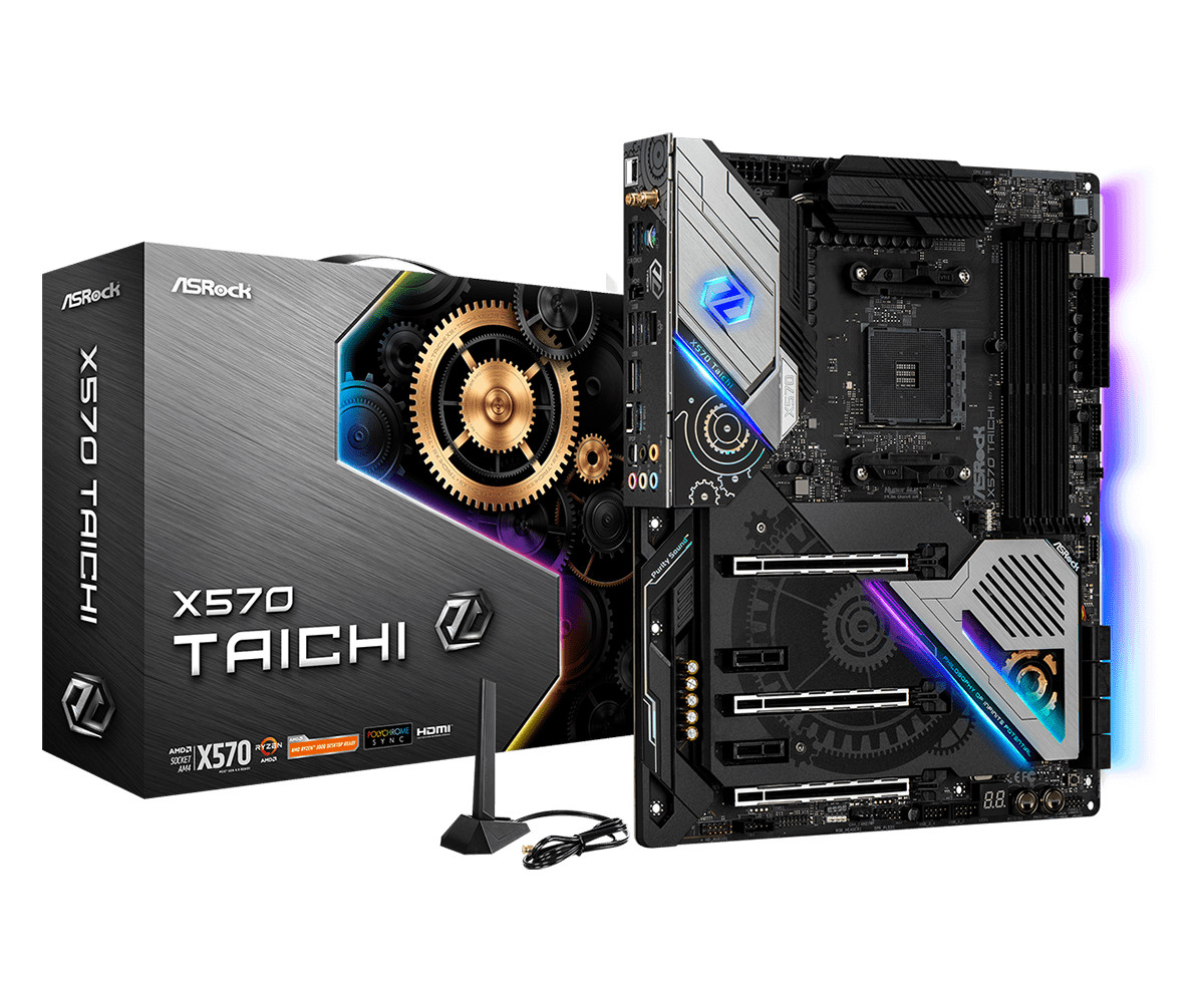 ASRock X570 Taichi Socket AM4, AMD DDR4 Motherboard