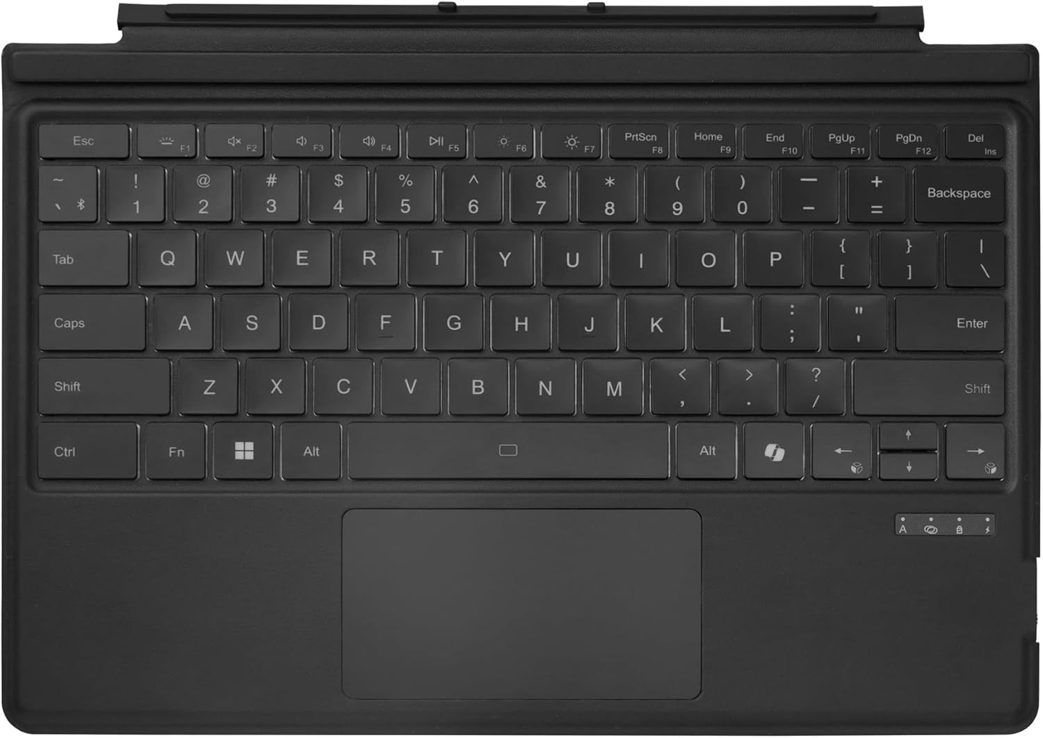 Addesso Surface Pro 7 Case with Bluetooth Keyboard and Touchpad Black