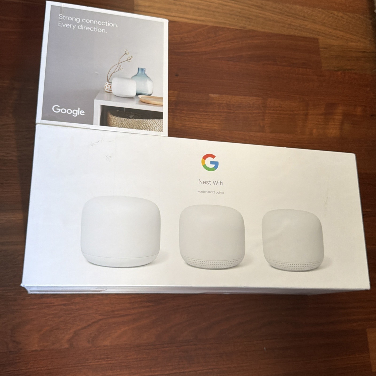 Google Nest Wifi Router and 3 Points - Snow