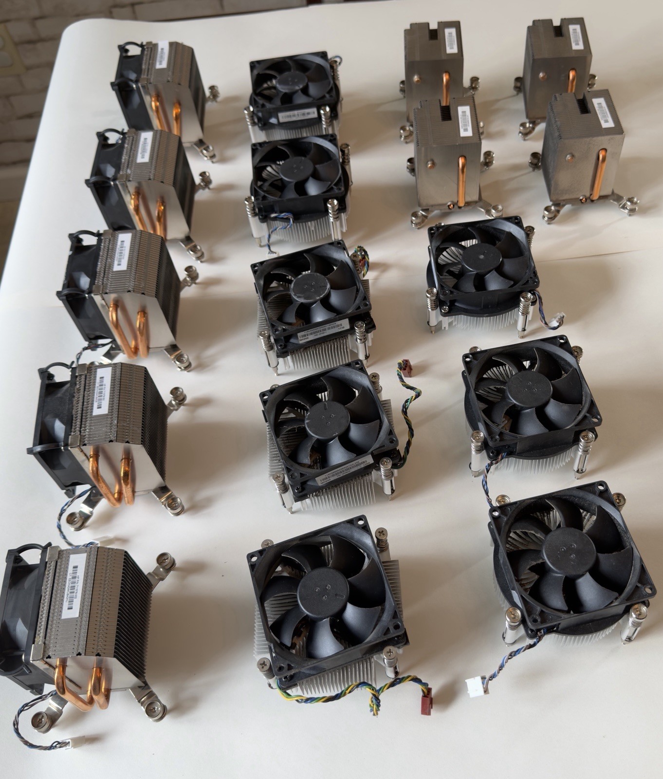 HP, Lenovo, Heatsinks Lot Of 17