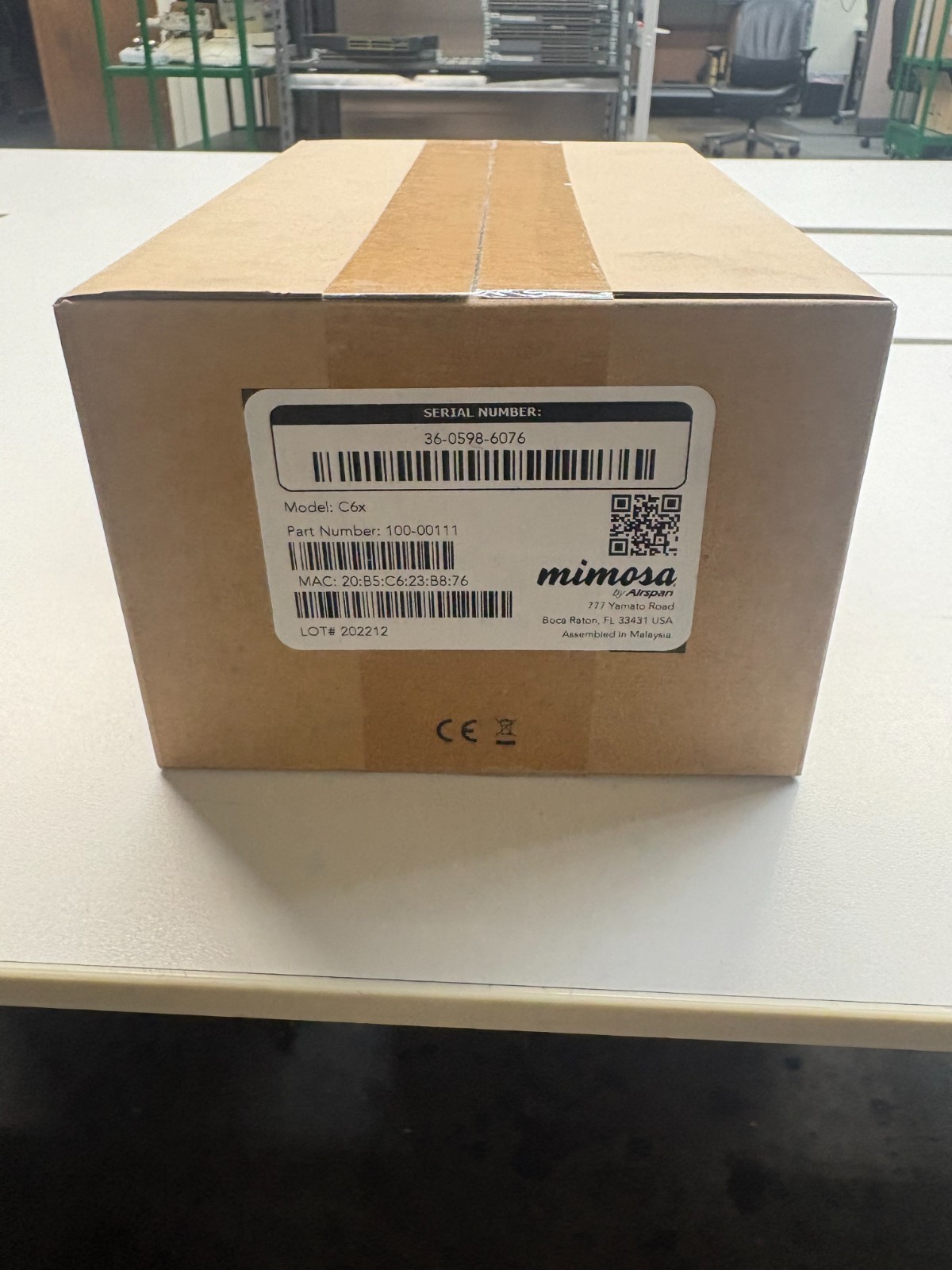 Mimosa C6x 5.15-6.425GHz 8dBi Modular Radio for PTMP   New in box