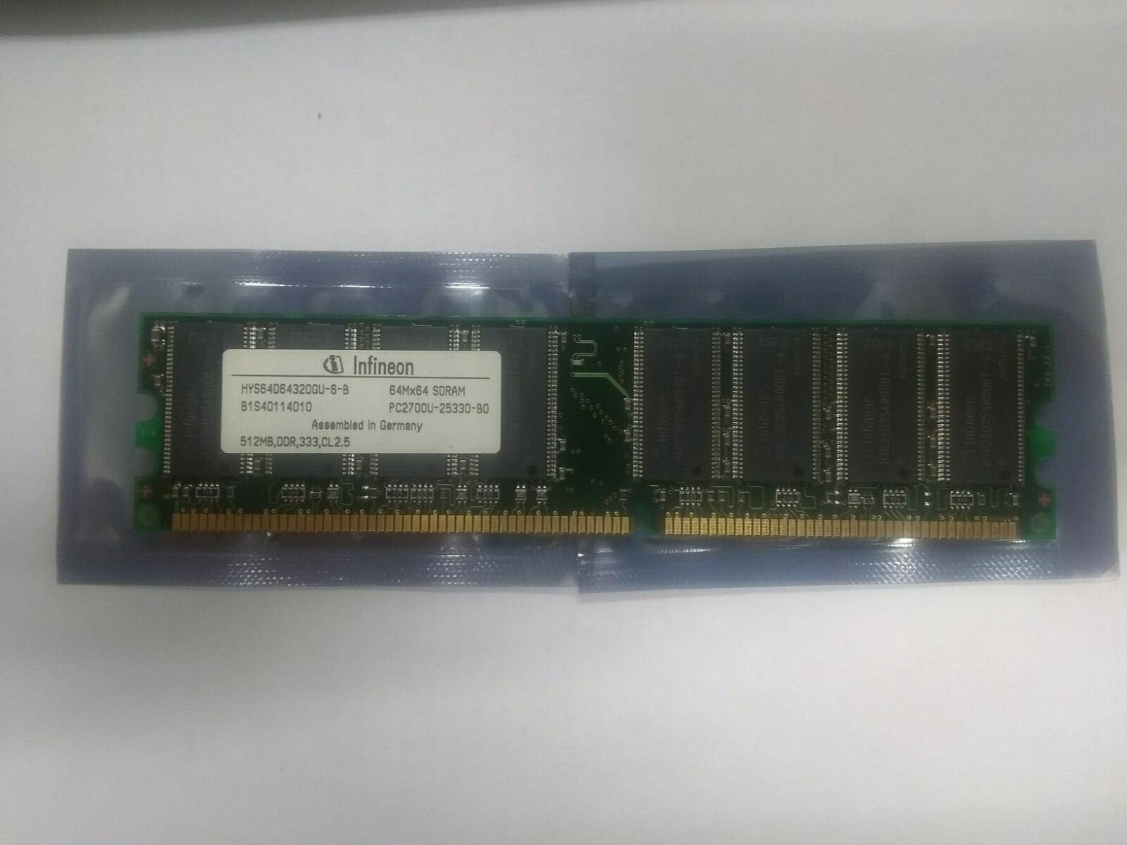  Infineon HYS64D32300GU-5-B 256MB,DDR,400,CL3 RAM Memory 