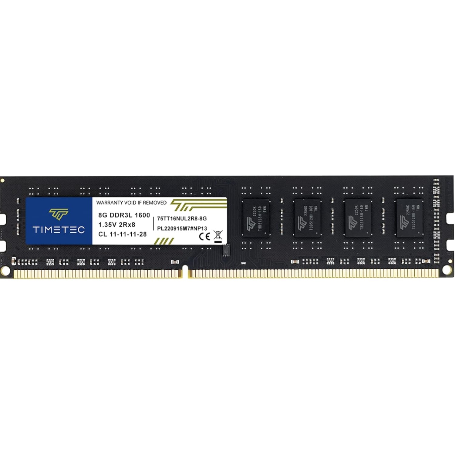8GB DDR3 RAM Upgrade - 1600MHz PC3L-12800 for Enhanced Desktop Performance