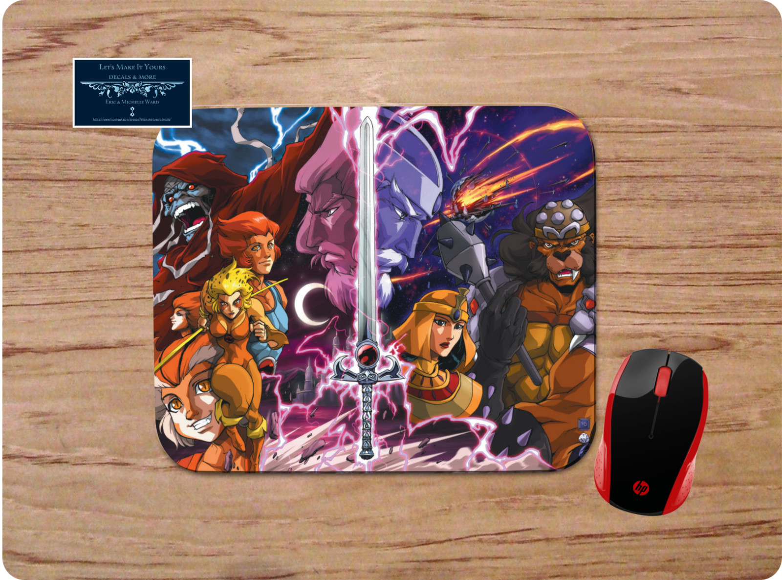 THUNDERCATS HEROES & VILLAINS ART CUSTOM NON-SLIP MOUSE PAD  USA