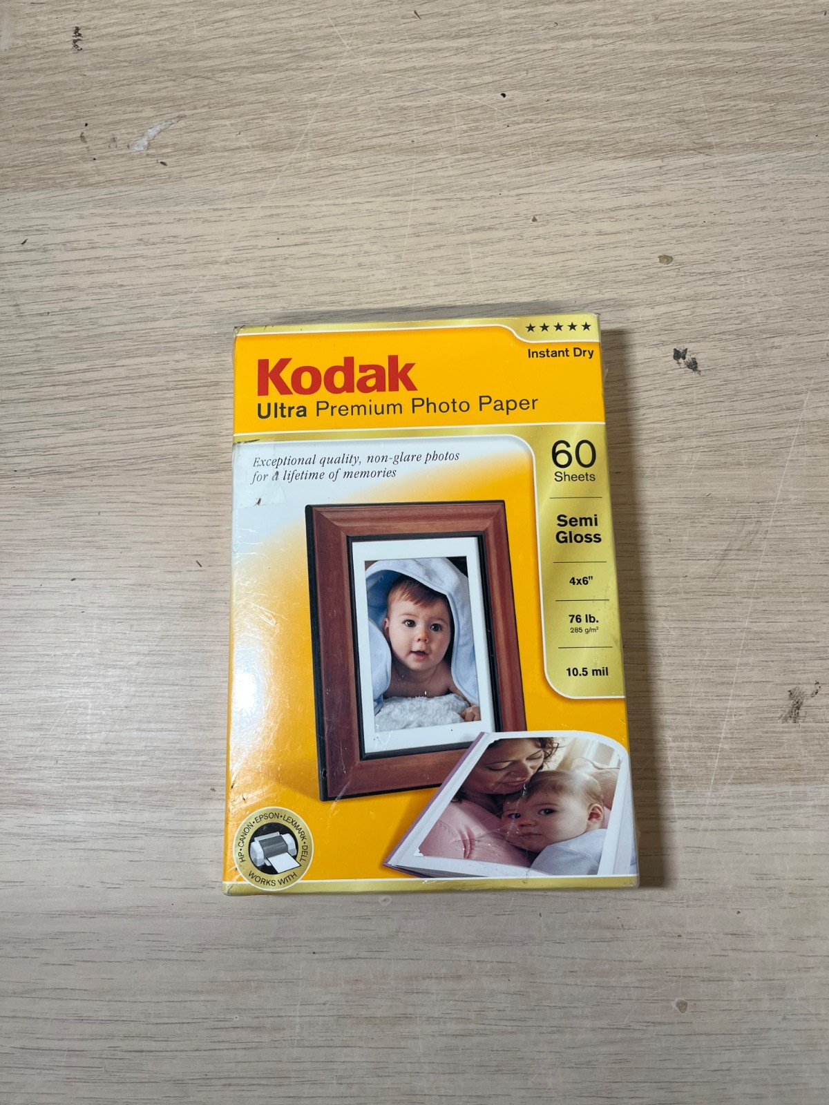 Kodak 4x6 Inches Ultra Premium Photo Paper High Gloss 60 Sheets Brand New Sealed