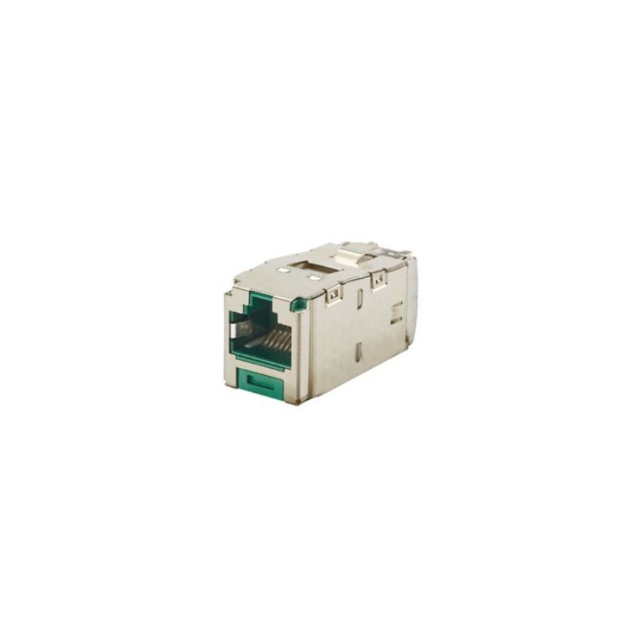 Panduit CJS688TGGRY Cat-6 Shielded Jack Module STP RJ45 8P8W TG-Style Green