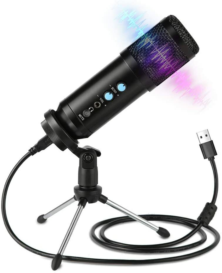 InnooTech PC USB Condenser Microphone Kit Pro home studio recording podcast mic