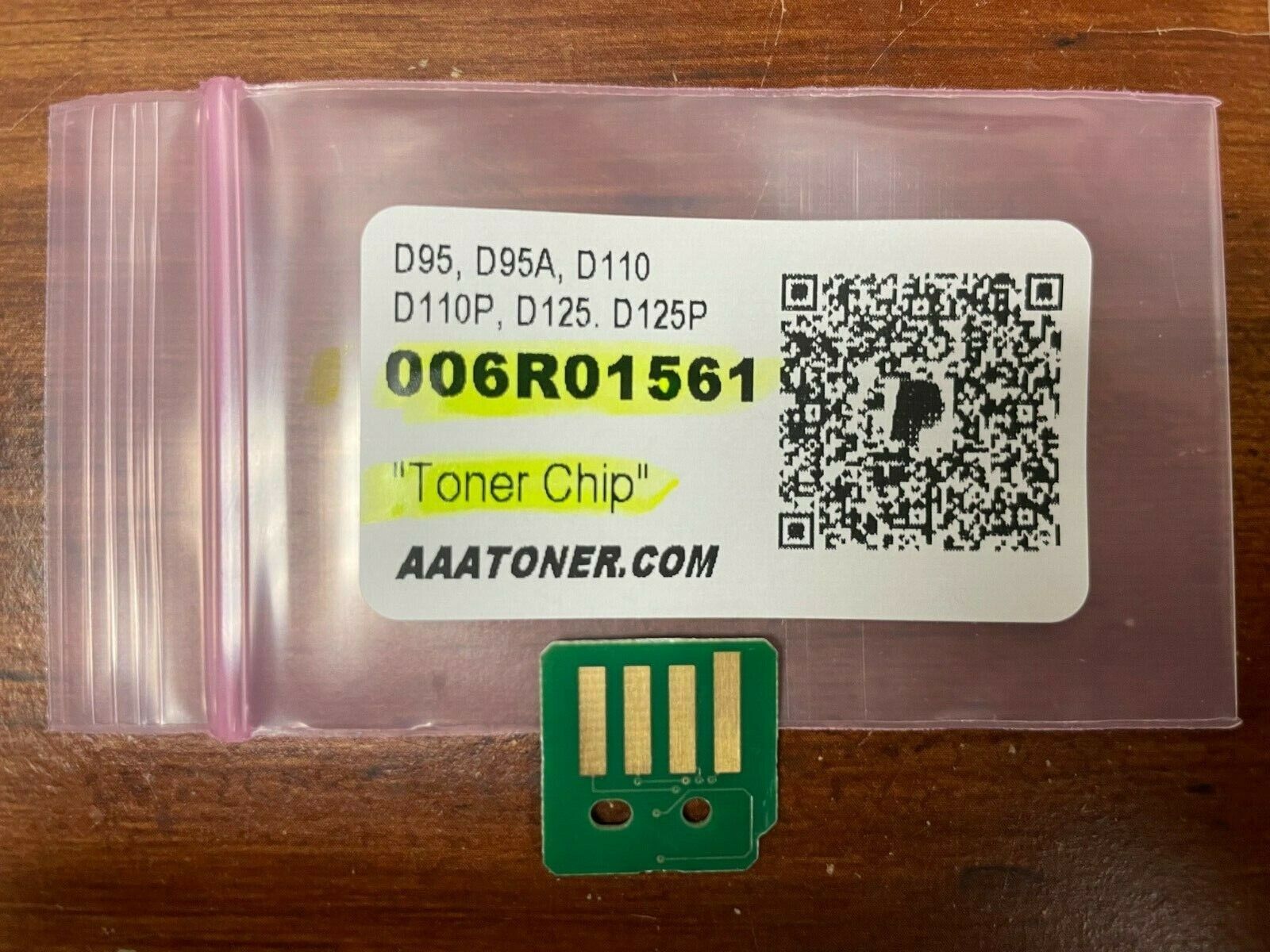 Toner Chip for Xerox D95, D95A, D110, D110P, D125. D125P (006R01561) Refill