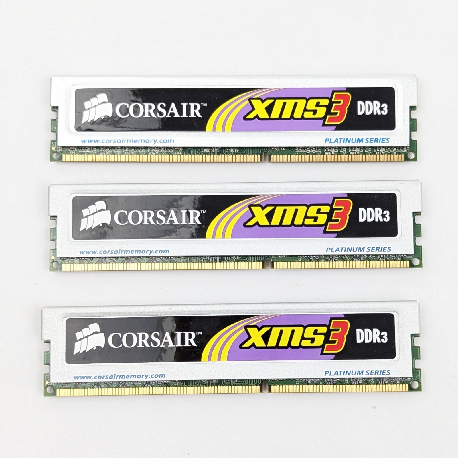 Corsair XMS3 Platinum DDR3 3x2gb Set 6gb LGA 1366 Triple Channel Ram Set 1600