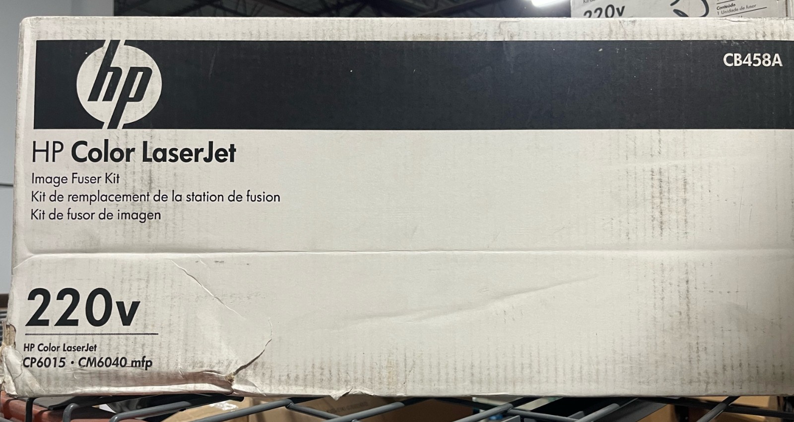 Genuine HP Color LaserJet CB458A 220V Fuser Kit, OEM