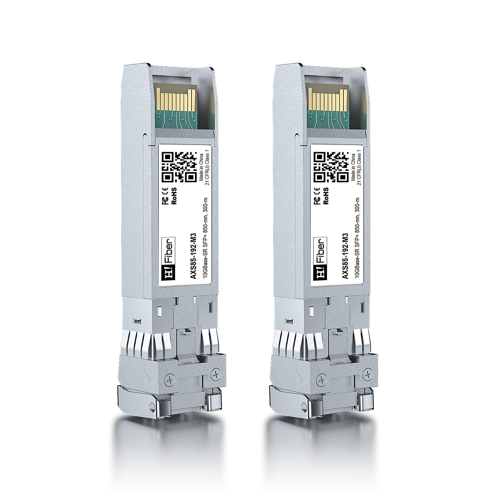 HFiber 10G Multimode SFP+ LC Module, 10GBaseSR Fiber Transceiver for Cisco SF...