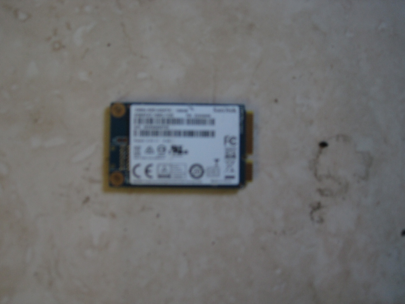 SANDISK ...SD8SFAT-128G-1122...  Z400S 128GB MSATA SSD...USED