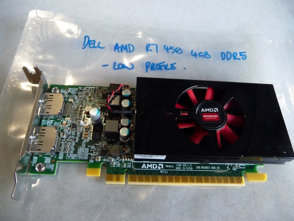AU SELLER Dell AMD Radeon R7 450 4GB DDR5 2x DP Video GPU DP/N 0TDMFC - TESTED
