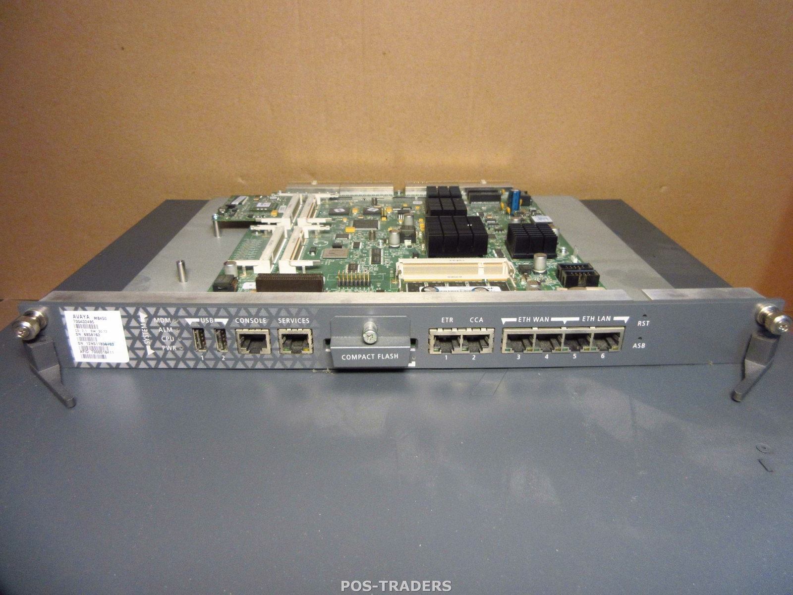 Avaya MB450 CS 2.1 Control Board 700432495 PULLED FROM AVAYA G450 Media Gateway