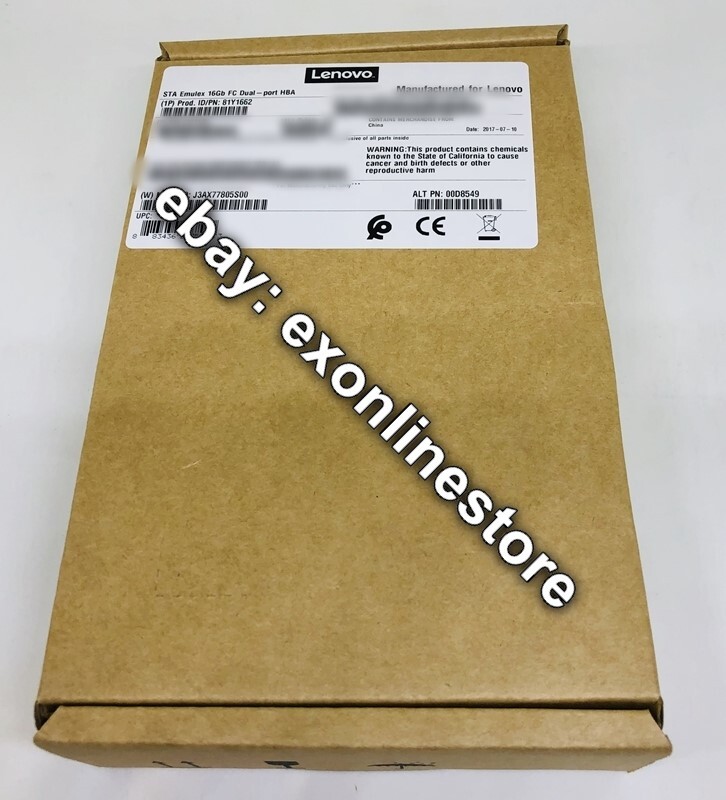 81Y1662 - Emulex 16Gb FC Dual-port HBA