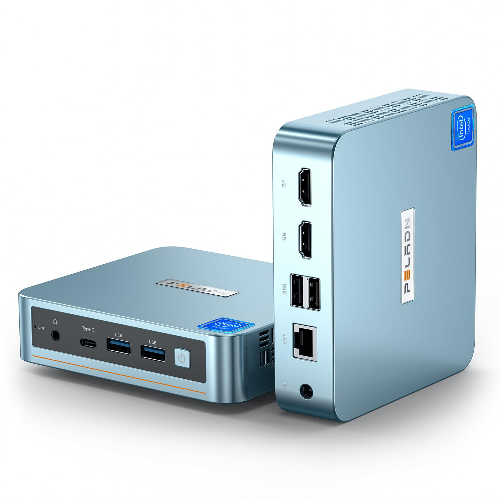 PELADN WI-6 Mini PC, 12th Gen - N100(up to 3.4GHz), 8GB DDR4 RAM 256GB M.2 PC...