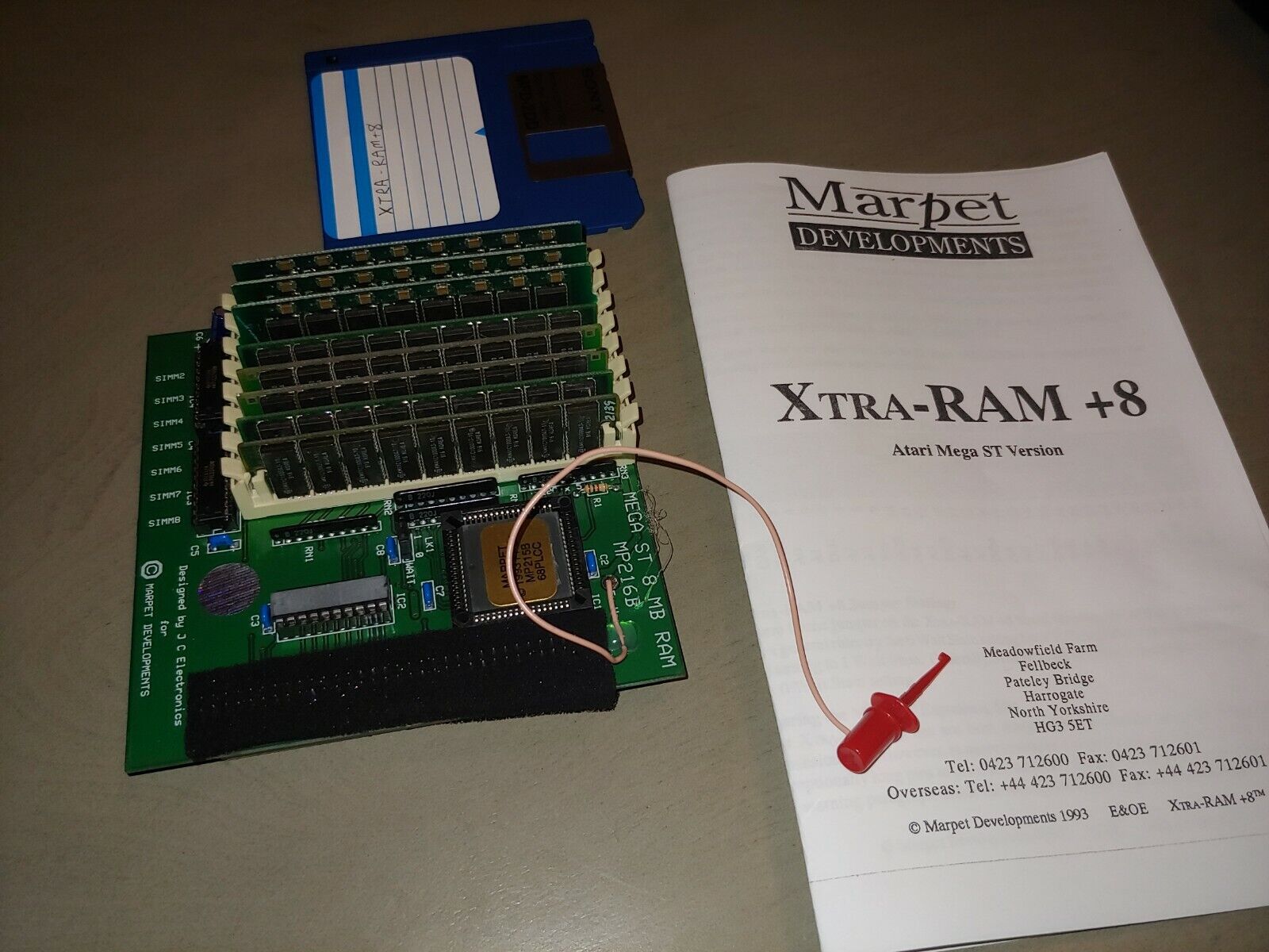 Atari Mega St Xtra - Ram 8 MB Ram Expansion , Very Rare  , Works 