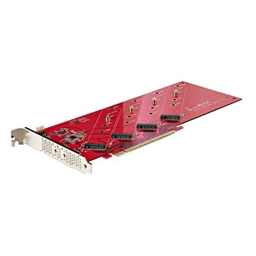 Startech Quad M.2 NVMe SSD PCIe Adapter Card m-key (QUAD-M2-PCIE-CARD-B)
