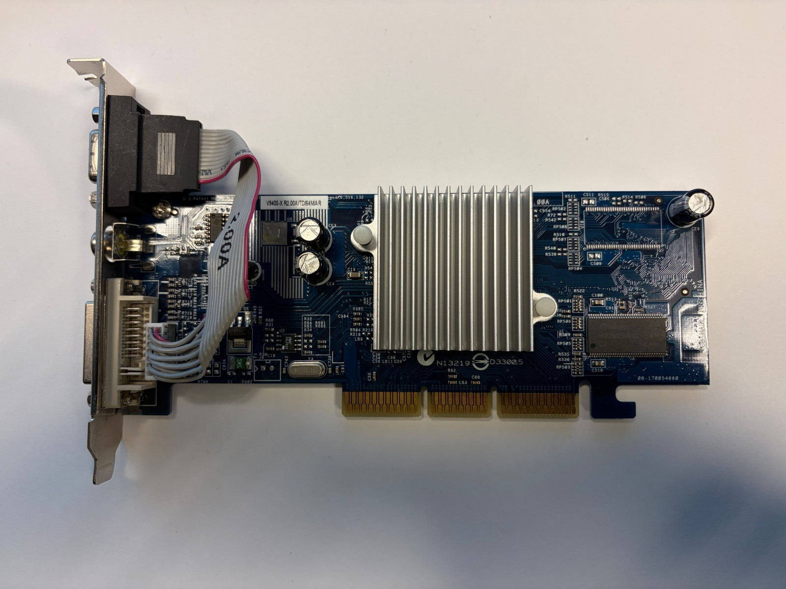 NVidia GeForce MX4000 V9400 64MB AGP Video Card VGA DVI S-Video