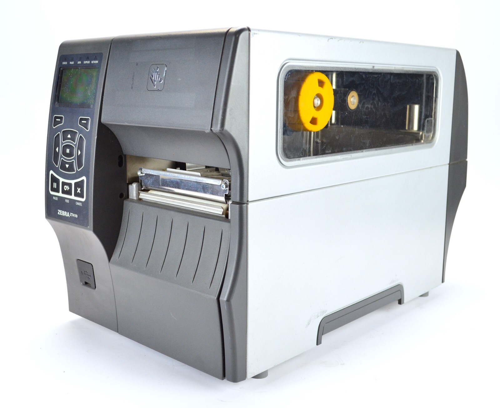 Zebra ZT410 Direct Label Printer 300dpi Bluetooth USB Ethernet 26 Labels Printed