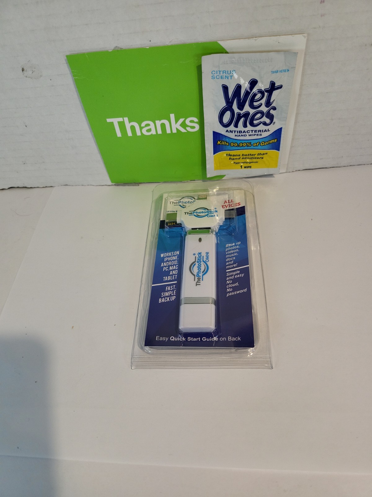 ThePhotoStick Omni 64GB For All Devices, PCs, Laptops, Cell Phones & Tablets